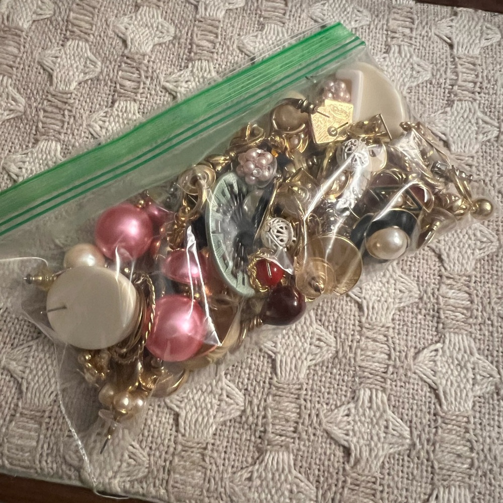 Classic Vintage Earrings Hoops and Studs Snack Size Blind Bag Pearls Gold Silver